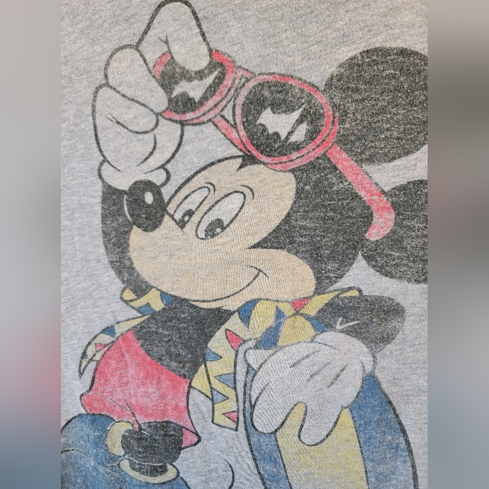 Gap Disney Mickey Mouse Grey T-Shirt Small - Picture 3 of 6